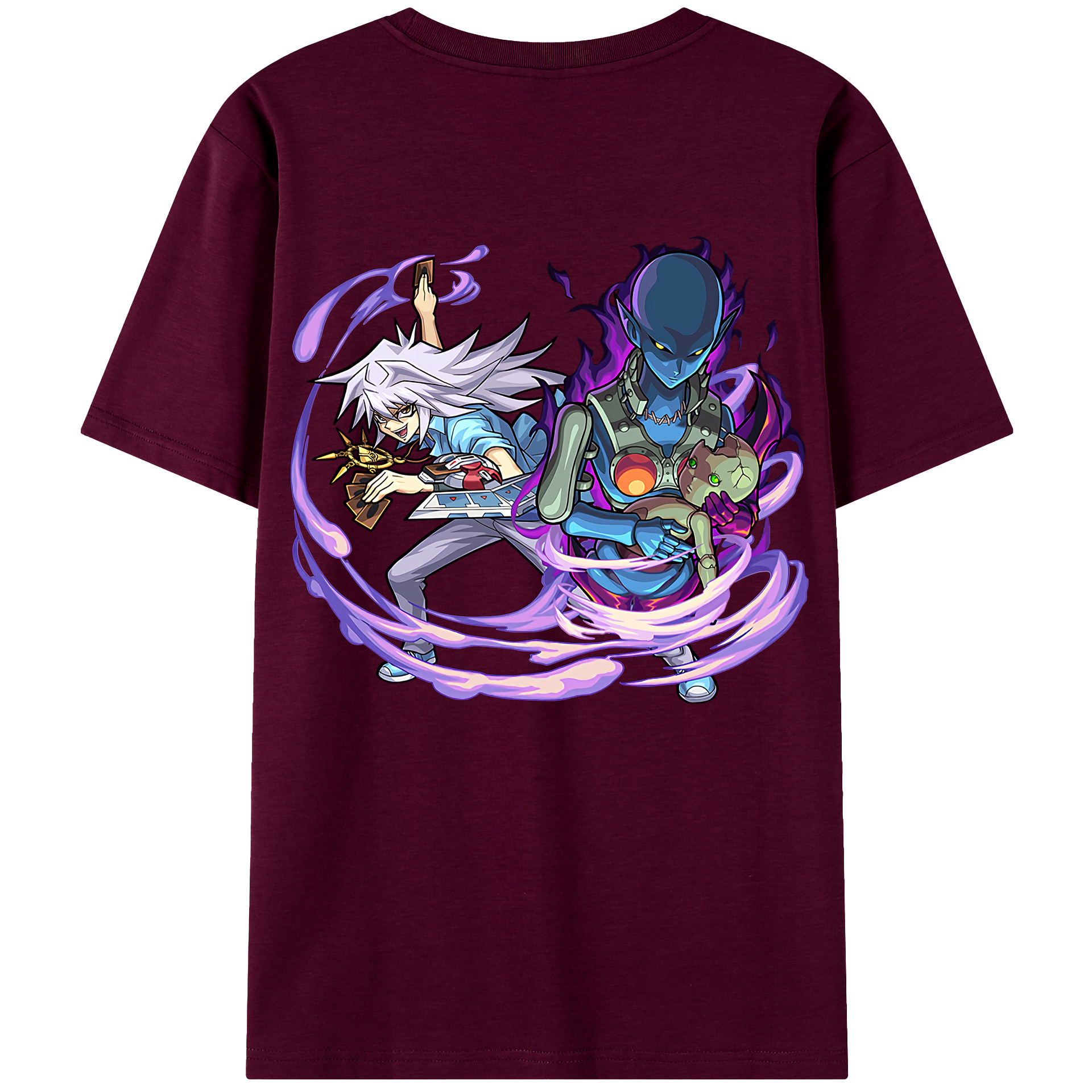 （画像用） 遊☆戯☆王 Yu-Gi-Oh! レディース半袖Tシャツ(バックプリント)